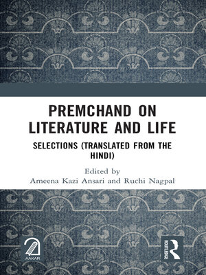 cover image of Premchand on Literature and Life